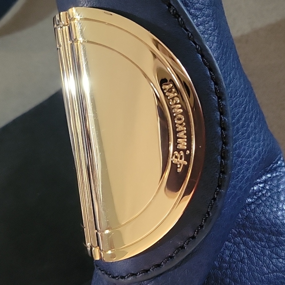 B. Makowsky Leather And Suede Bag - Picture 12 of 16